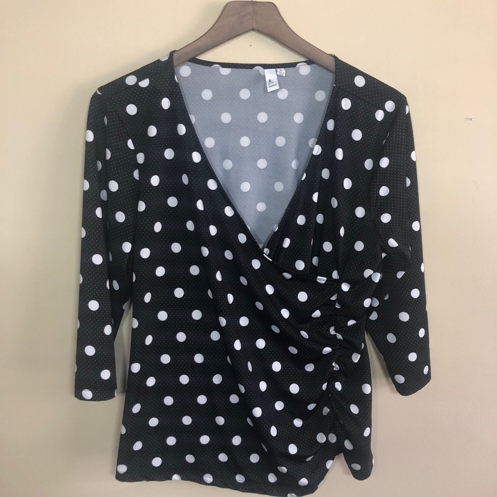 JULES & LEOPOLD 3/4 sleeve blouse